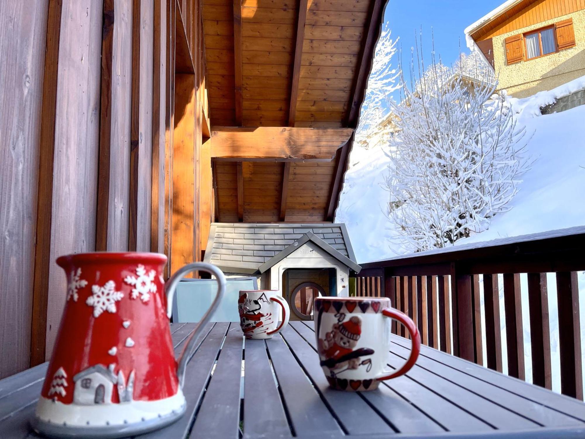 Ferienwohnung Les Combettes De Valloire Exterior foto